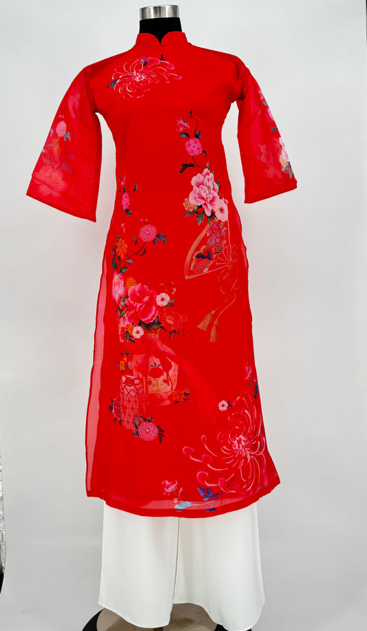 cổ áo truyền thống