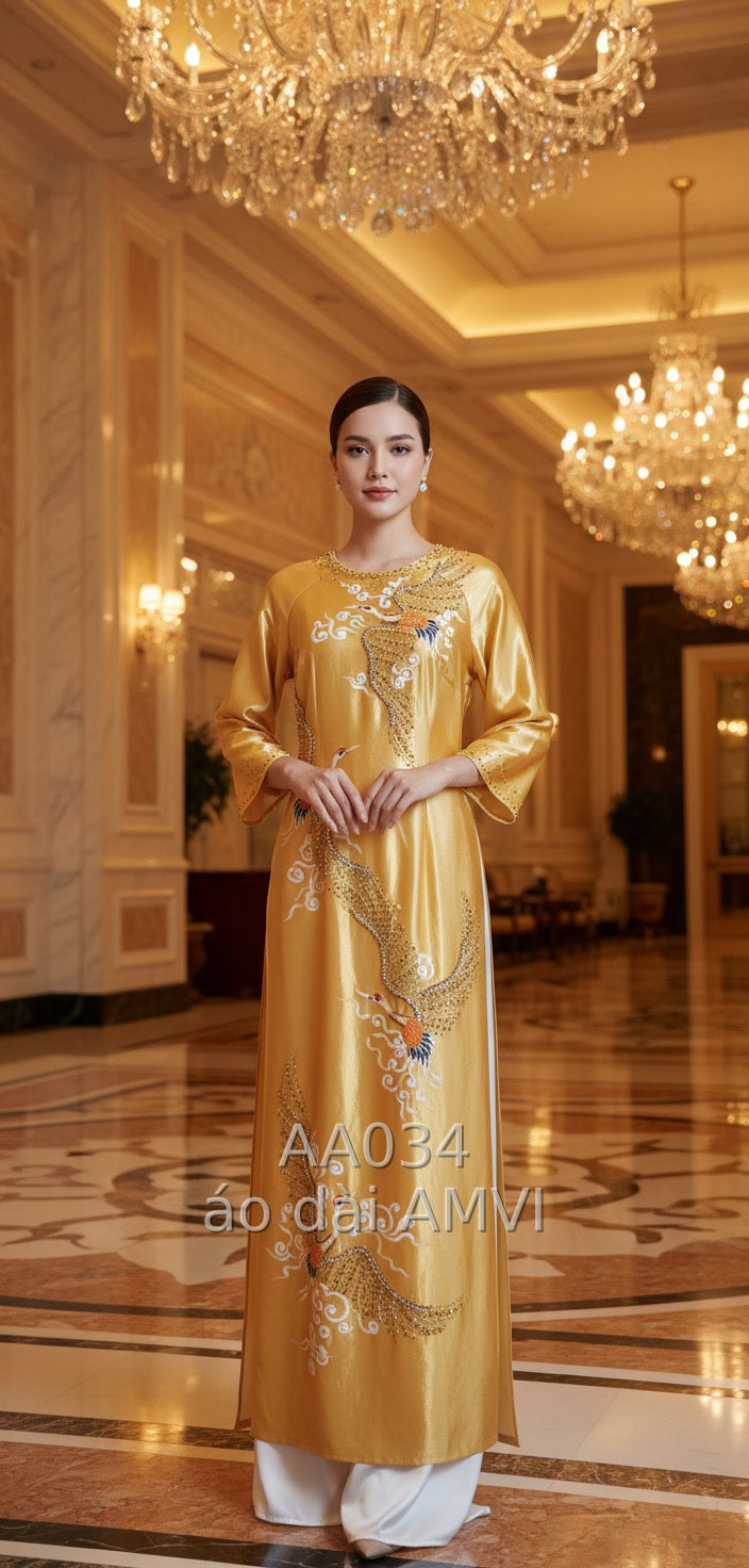 Áo dài bà sui - AA034