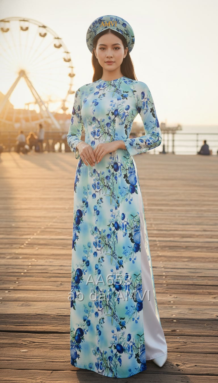 AA653 Dress - AMVI Ao Dai