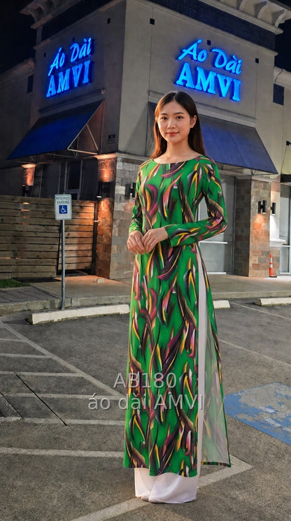 Áo / Chích ben / Cổ Tròn / Polyester - AB180