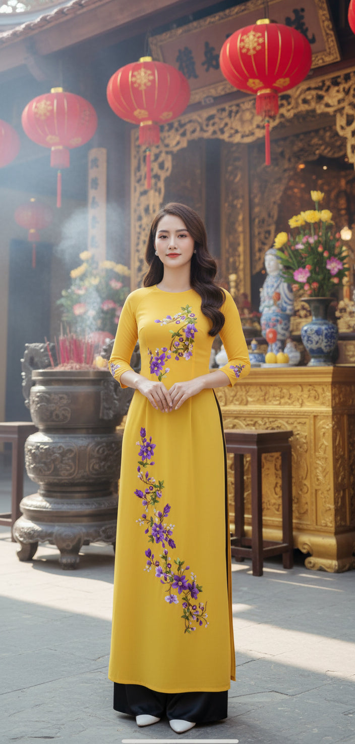 Áo AA593 - Áo Dài AMVI