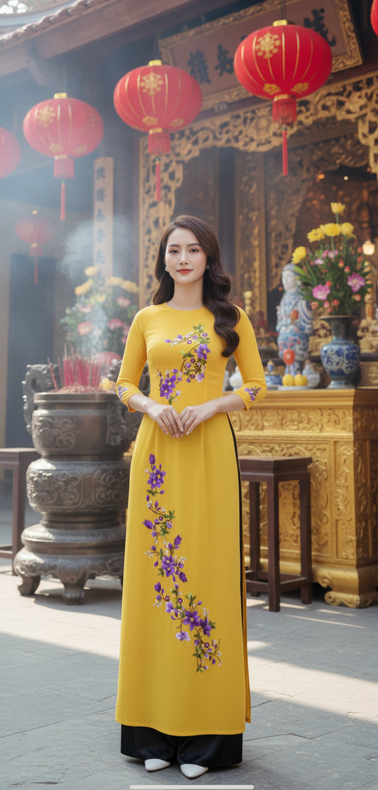Áo AA593 - Áo Dài AMVI