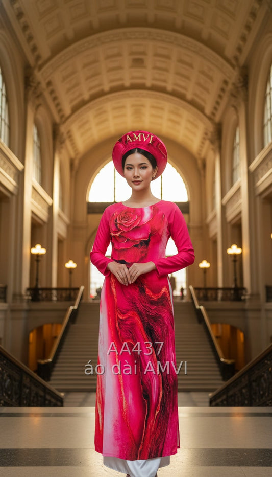 Áo / Lụa vân gỗ - AA437